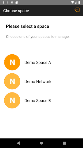 Android application NexDelivery screenshort