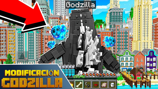 Modificaciones d Godzilla MCPE