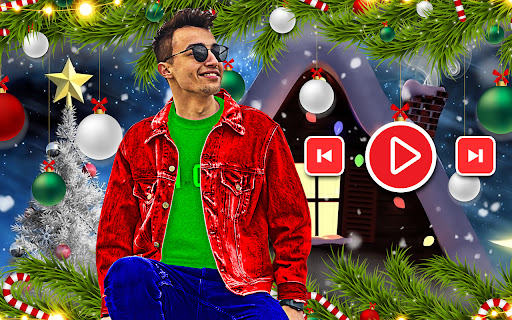 Android application Christmas video maker song screenshort
