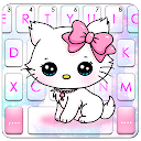 Shy Kitten Keyboard Theme icon