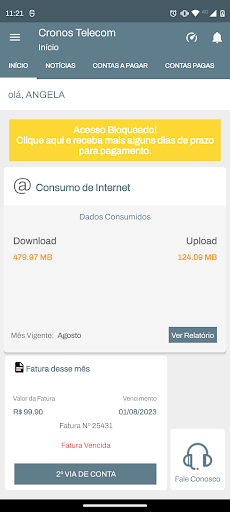 Cronos Telecom Screen 2