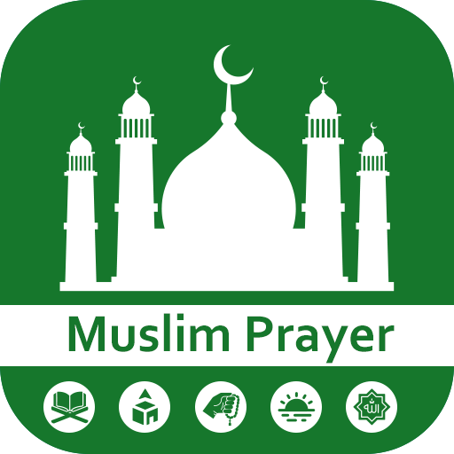 Muslim Prayer Time Qibla Azan logo