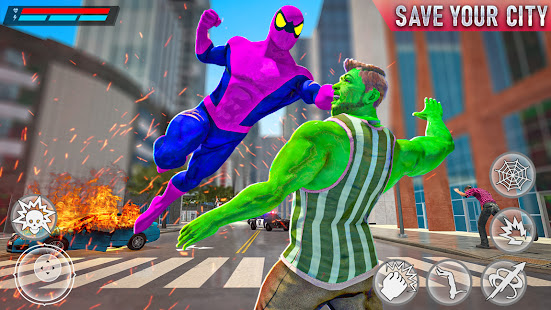 Incredible Spider Hero: Superhero City Battle Game screenshots 5