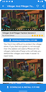 Screenshot 4 Villagers Mods android