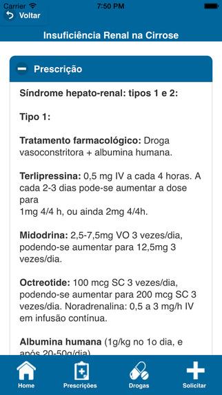 Android application Prescrições Gastroenterologia screenshort