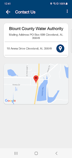 Blount County Water Authority Screen 2