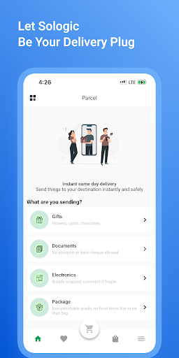 Android application Sologic screenshort