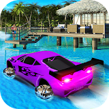 Water Surfer Car Stunt Racing icon