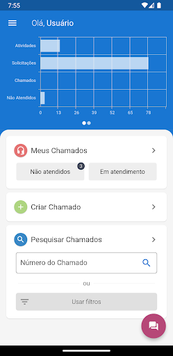 Android application CRM Exactus screenshort