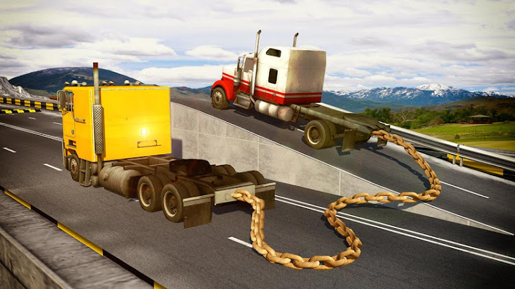 Chained Trucks against Ramp - New - (Android)