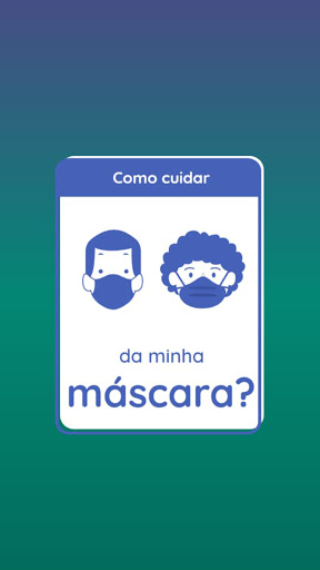 Android application Como cuidar da minha máscara screenshort