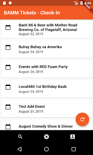 BAMM Tickets Screen 2