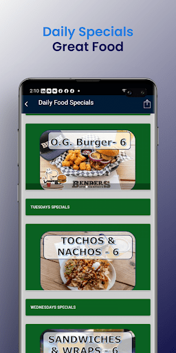 Benders Sports & Spirits Screen 3