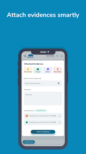 Android application Monitoringhub Field Responder screenshort