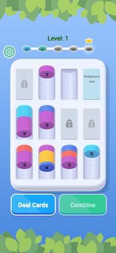 Android application Crazy Coin Sort screenshort