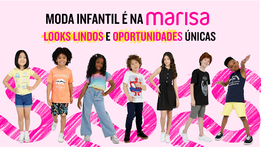 Marisa  Loja de Roupas Moda Online Feminina, Masculina, Infantil e Calçados
