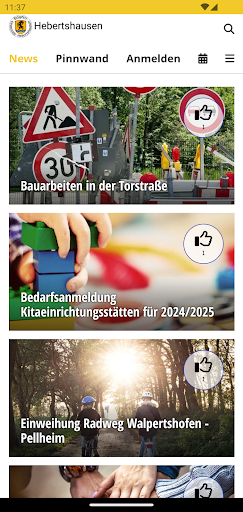 Android application Hebertshausen screenshort