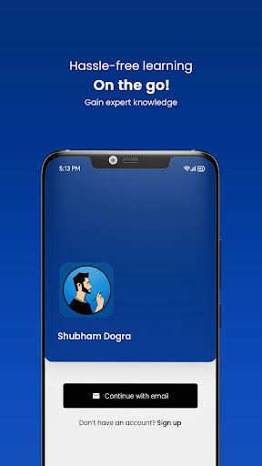 Artist Shubham Dogra Academy Screen 3