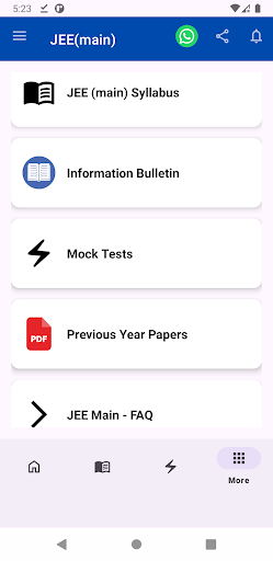 JEE main Prep - Tests  PYQ