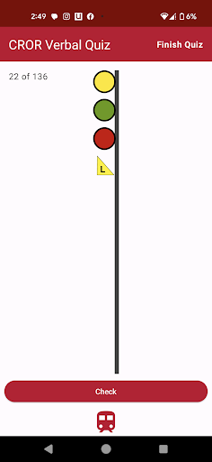 Android application CROR Railway Signals Quiz screenshort