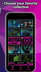 CoolTap: Neon Keyboards