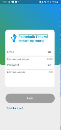 Android application Takumi Presensi screenshort