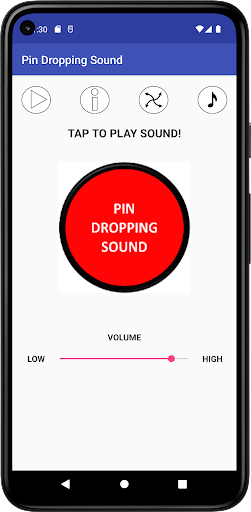 Android application Pin Dropping Sound screenshort