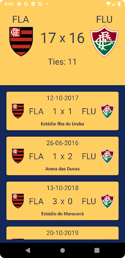 Head 2 Head - Brazilian League Screen 2