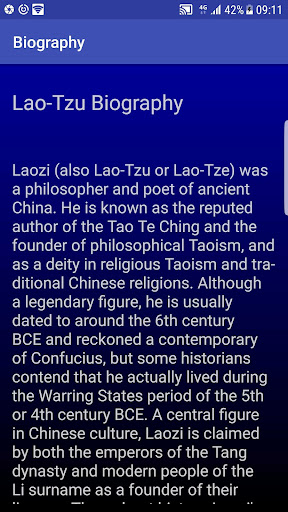 Android application Lao Tzu Quotes screenshort