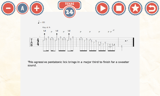 96 Blues Guitar Licks Screenshot