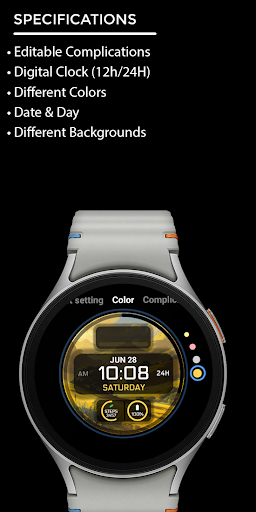 Night 105 - watch face screenshot 3