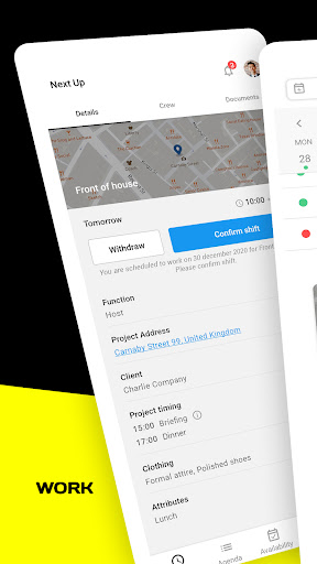 Android application At Your Service & Sherpa screenshort