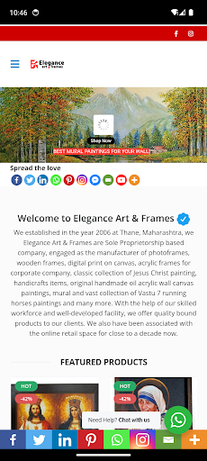 Android application Elegance Art Frames screenshort
