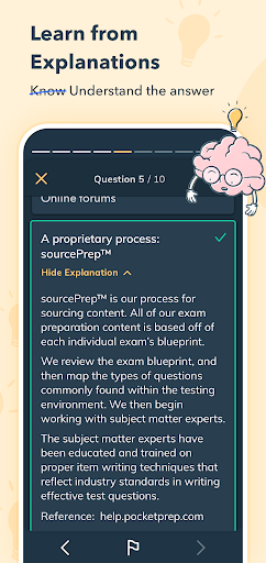 Screenshot of Pocket Prep Professional