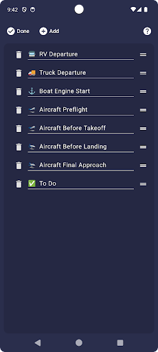 Checklist Buddy Screen 2