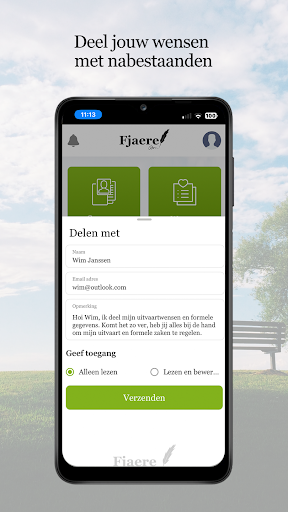 Fjaere - Uitvaartwensen Screen 3