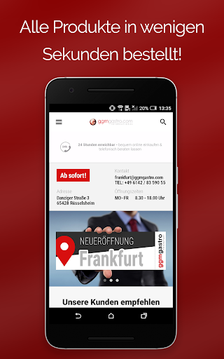 Android application GGM Gastro - AT screenshort