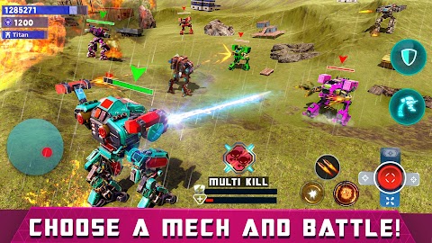 Mech Robot Wars - ロボットゲームのおすすめ画像2
