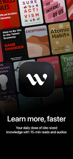 Android application Wiser - 15 minutes Audio Books screenshort