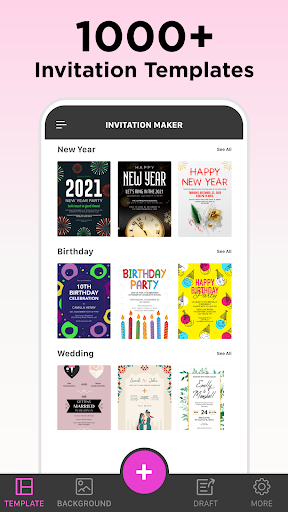 Invitation Card Maker & Design Screen 2