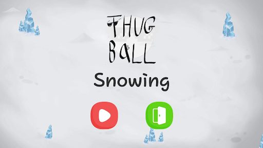 Android application ThugBall Snowing screenshort