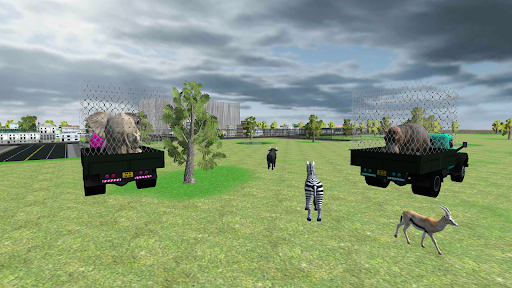 Zoo Animals Transport Truck 3D
