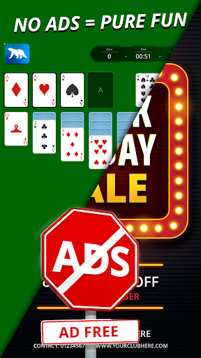 Solitaire - 3 in 1 Card games Screen 2