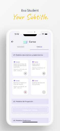 Eva Student Screen 3