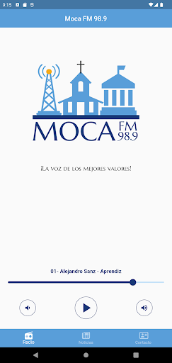 Android application Moca FM screenshort