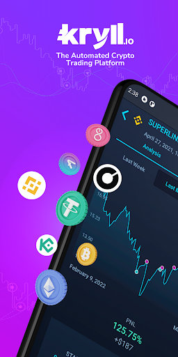 Android application Kryll.io - Trade BTC & Crypto screenshort