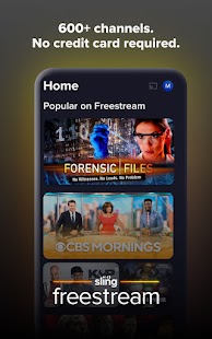 Sling: Live TV + Freestream Screenshot