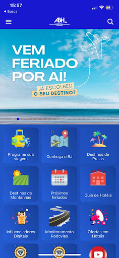 Android application Guia de Hotéis do Rio - ABIHRJ screenshort