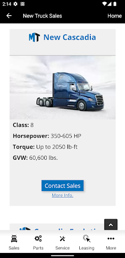 Metro Truck Group Screen 3