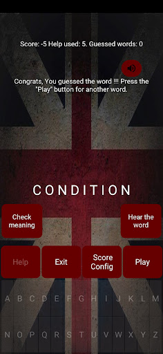 Guess The English Word Game Screen 2